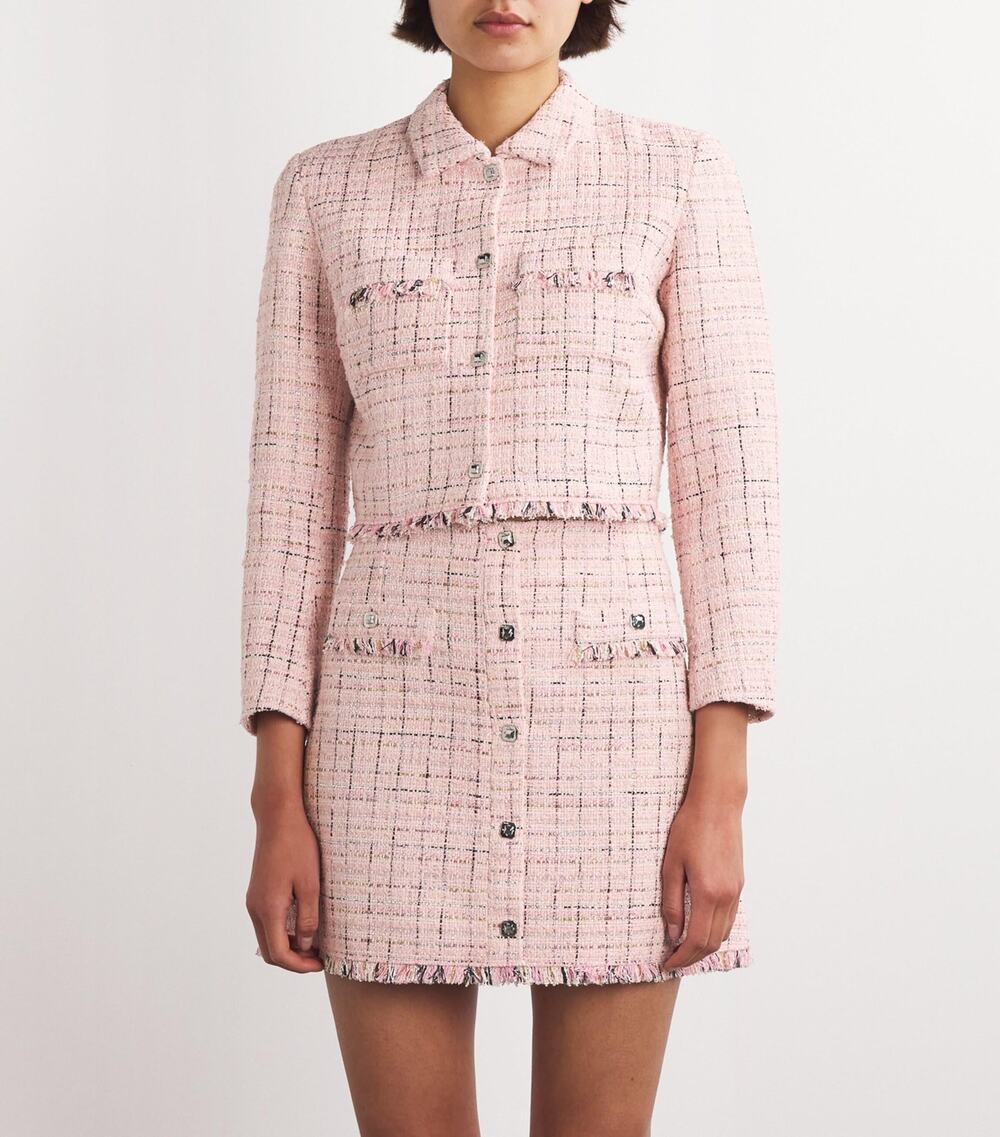 Maje Tweed Jacket Skirt Set